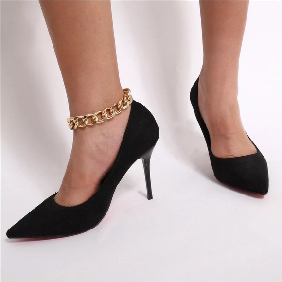 Gold Link anklet - Picture 5 of 9